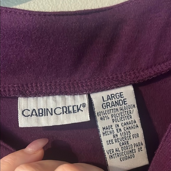 Purple Short Sleeve Crew Neck Tee - Picture 3 of 4